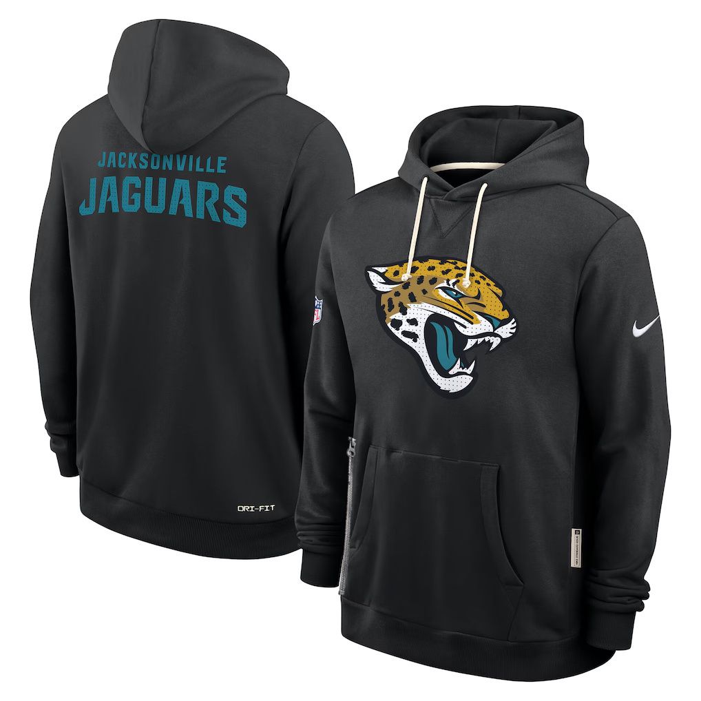 Men 2026 NFL Jacksonville Jaguars hoodie black 01->jacksonville jaguars->NFL Jersey